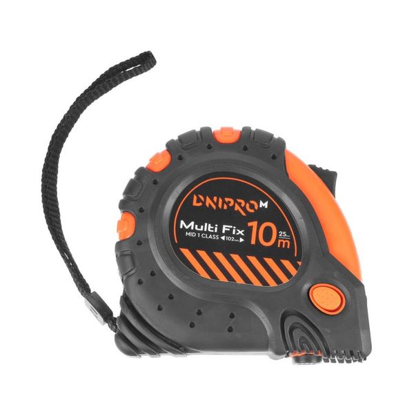 Tape measure Dnipro-M Multi Fix 10 m*25 mm