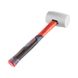 Rubber mallet Dnipro-M ULTRA TPR 340 g, white