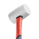 Rubber mallet Dnipro-M ULTRA TPR 340 g, white