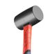 Rubber hammer Dnipro-M ULTRA TPR 340 g black