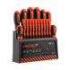 Screwdriver set with stand Dnipro-M S2 18 pcs