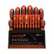 Screwdriver set with stand Dnipro-M S2 18 pcs