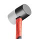 Rubber mallet Dnipro-M ULTRA TPR 450 g black-white