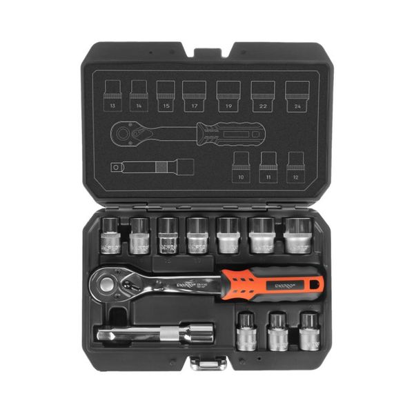 Super Lock tool set, 1/2" 12 pcs. Ultra Dnipro-M