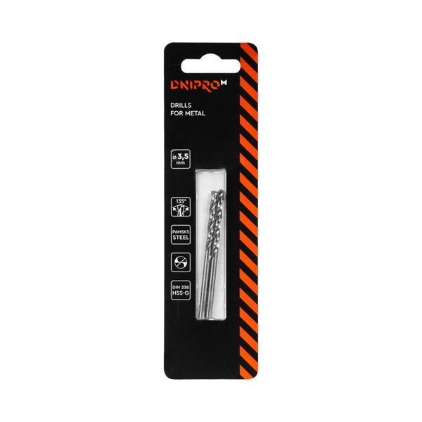 Metall-Bohrer Dnipro-M P6M5K5 3,5 mm (2 St.) 19445004 фото