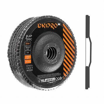 Flap disc Dnipro-M P100 125 mm 5 pcs/pack