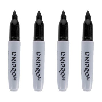 Permanent Marker Black Dnipro-M 93 mm