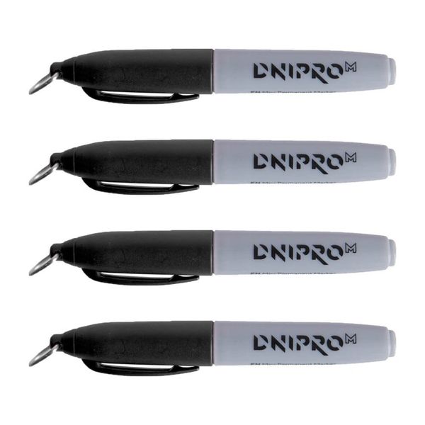 Permanent Mini-Marker Schwarz Dnipro-M 93 mm 49698000 фото