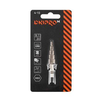 Stufenbohrer Dnipro-M P6M5 Sechskant 4-12 mm 81721000 фото