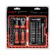 Screwdriver set Dnipro-M with ratchet and bits S2, 1/4" 38 pcs