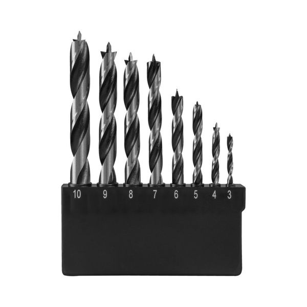 Wood drill bit set Dnipro-M 8 pcs (3-10 mm)