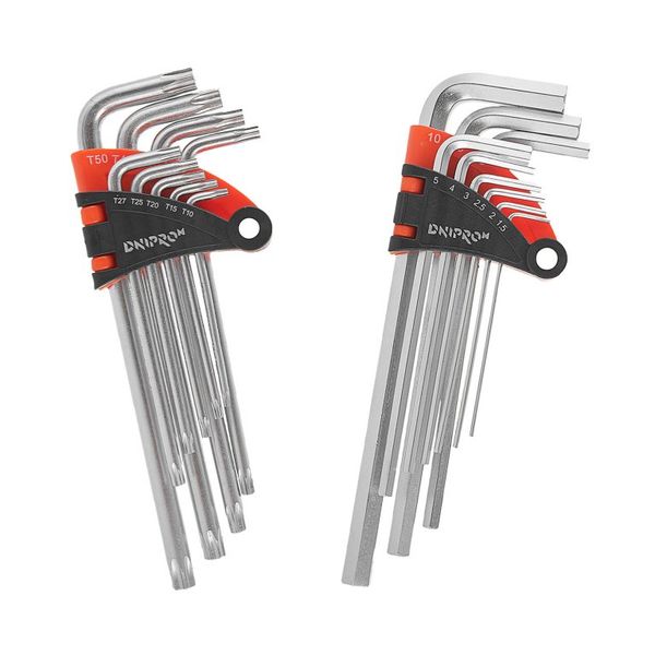 Hex key set Dnipro-M extended 9 pcs