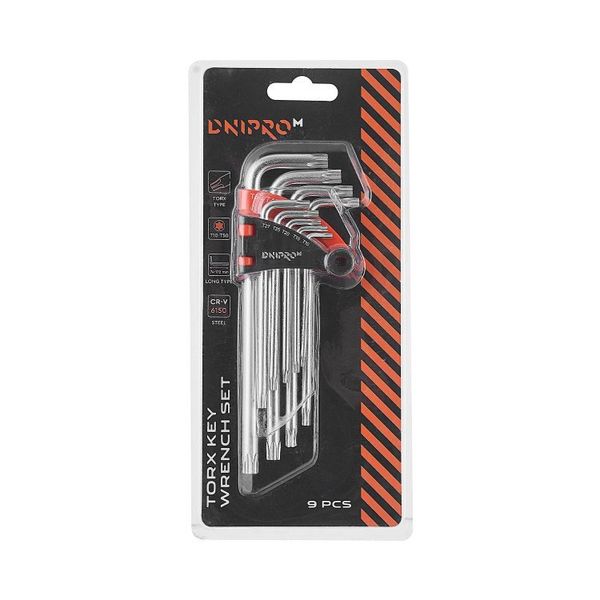 Hex key set Dnipro-M extended 9 pcs