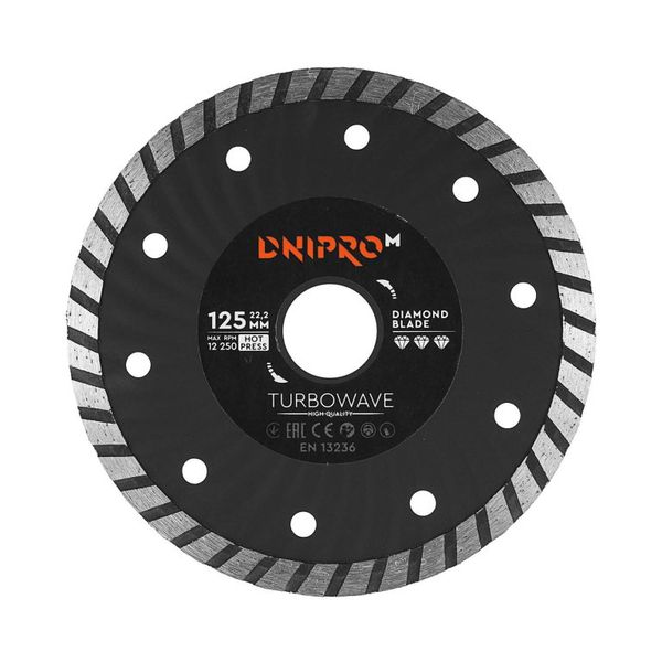 Diamond Blade Dnipro-M 125 22.2 Turbowave