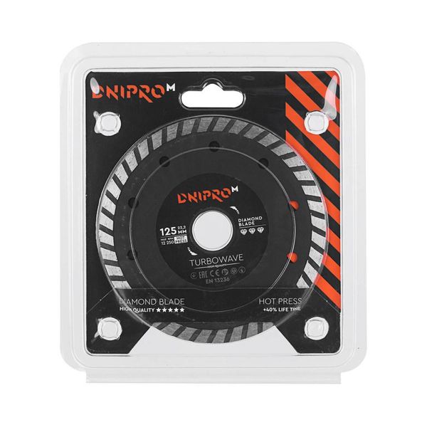 Diamond Blade Dnipro-M 125 22.2 Turbowave