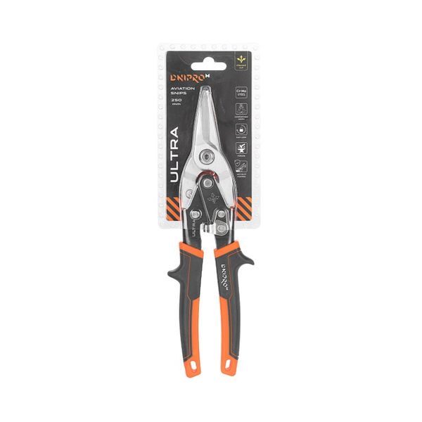 Metal scissors Dnipro-M ULTRA 250 mm straight