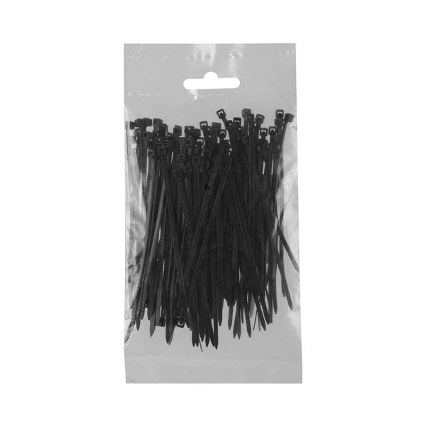 Black cable tie Dnipro-M 2.5 mm 100 mm (100 pcs/pack)