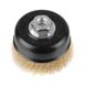 Metal Wire Brush Dnipro-M T100-L Face, Crimped Wire, Brass, Reinforced 100 mm