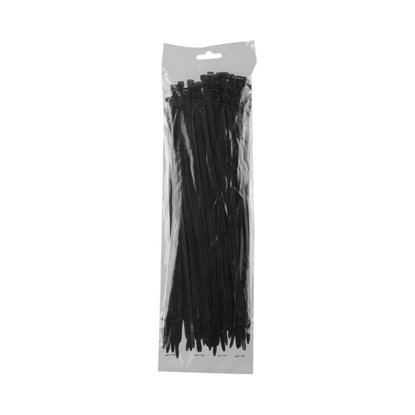 Black cable tie Dnipro-M 4.8 mm 300 mm (100 pcs/pack)