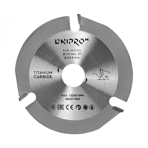 Saw Blade Dnipro-M 115 22.2 3T