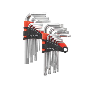 Hex key set Dnipro-M TORX 9 pcs