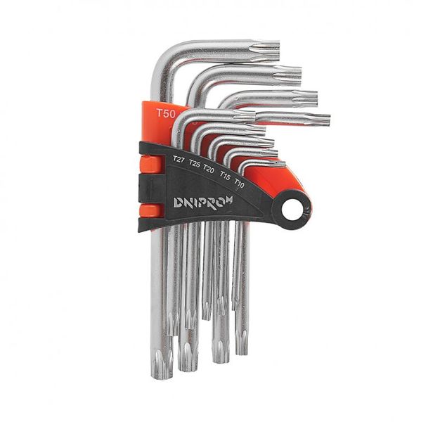 Hex key set Dnipro-M TORX 9 pcs