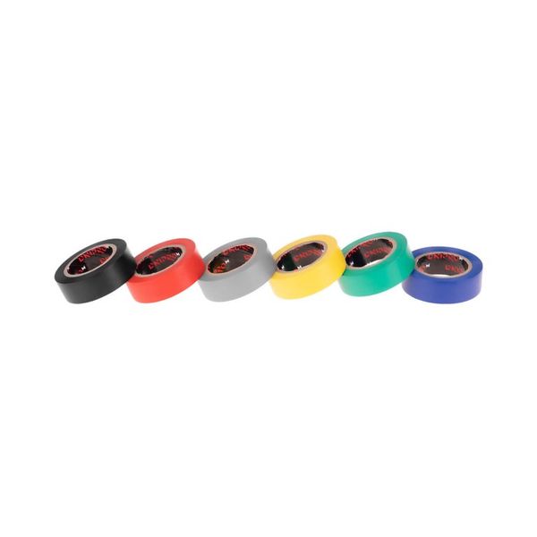 Insulation tape set Dnipro-M Multi Fix 10 m 19 mm 0.13 mm 6 pcs