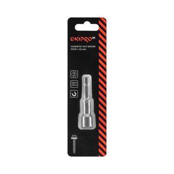 Bit for roofing self-tapping screws Dnipro-M SW10 65 mm 10 mm 1 pcs