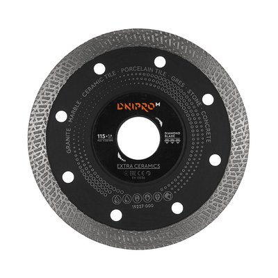 Diamond disc Dnipro-M Extra-Ceramics 115 mm 22.2 mm