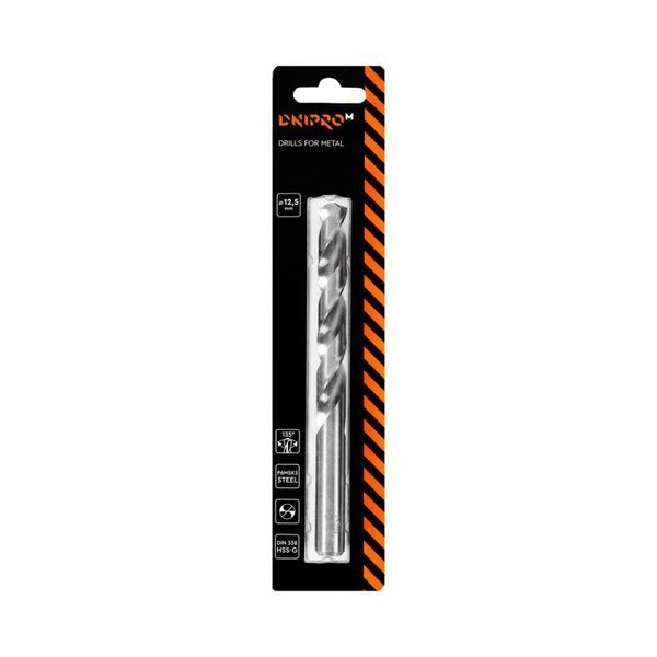 Metal Drill Bit Dnipro-M P6M5K5 12.5 mm (1 pc)