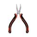 Long bent pliers Dnipro-M for precise work 127 mm