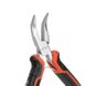 Long bent pliers Dnipro-M for precise work 127 mm