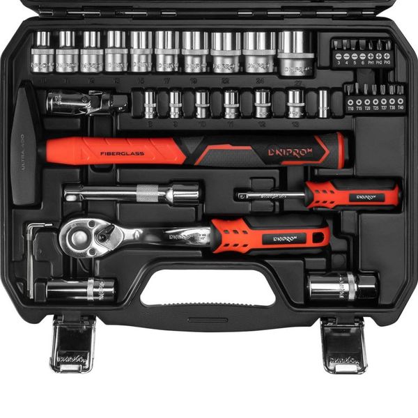 Universal tool set Dnipro-M ULTRA (56 pcs.)