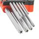 Hex key set Dnipro-M TORX extended 9 pcs