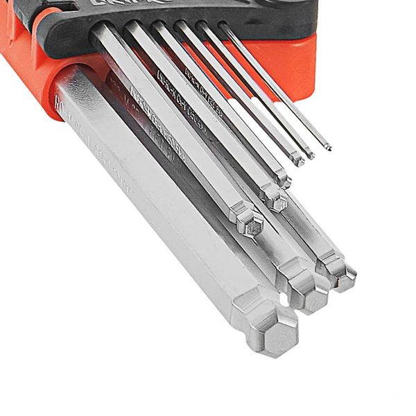 Hex key set Dnipro-M extended with ball 9 pcs